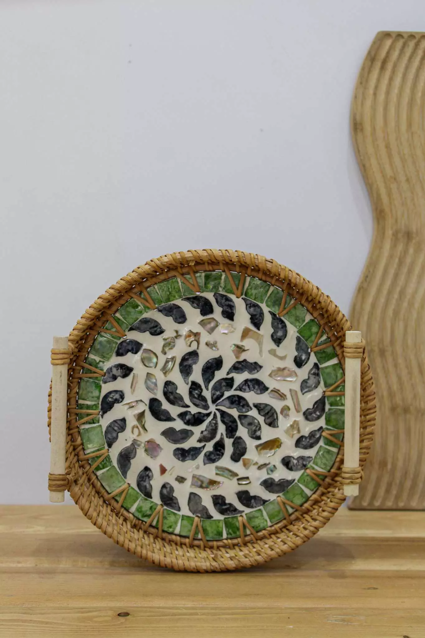 سینی مراکشی دسته دار کوچک